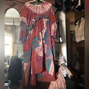 Floral Multicolor Women's Dress